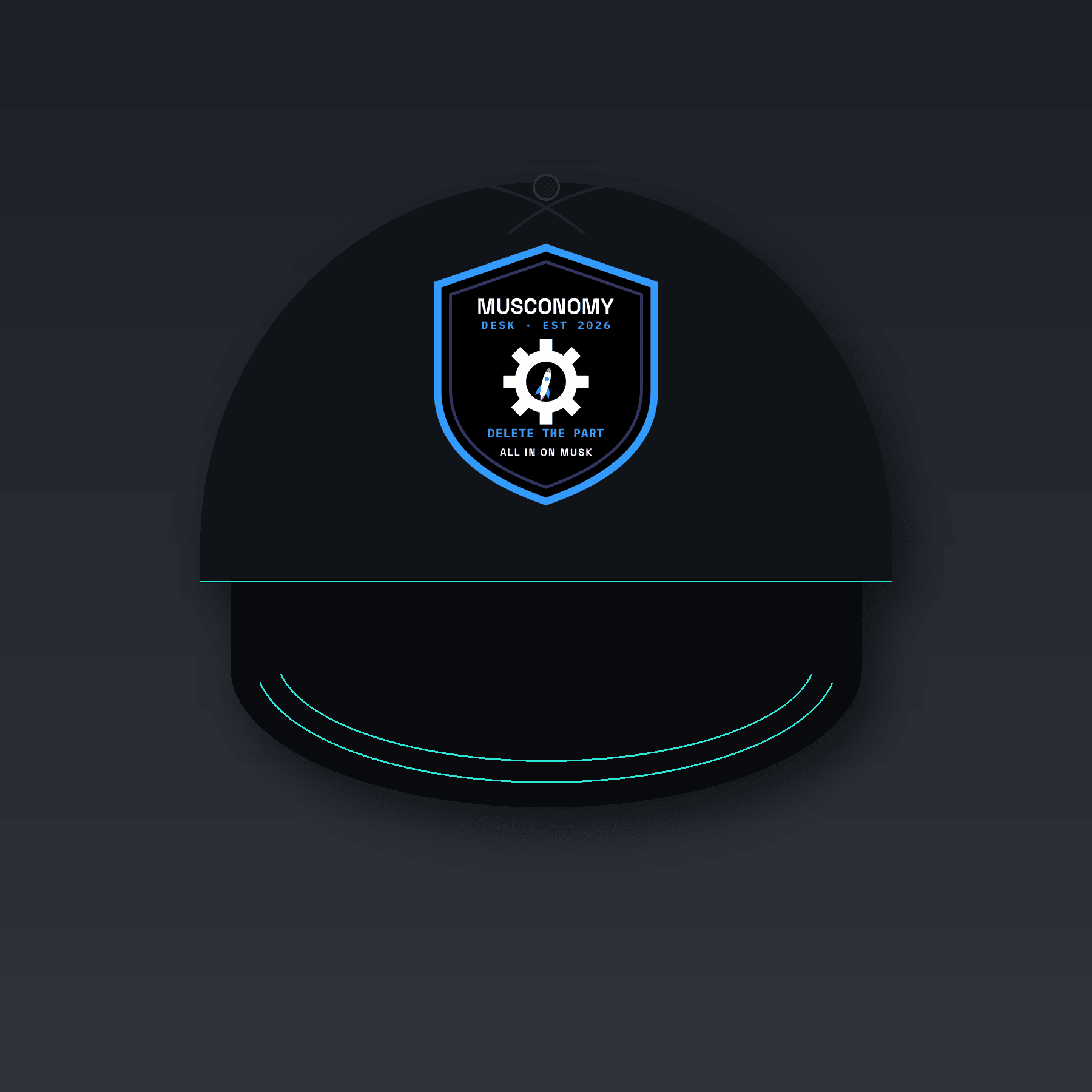 Delete the Part Shield Hat mockup