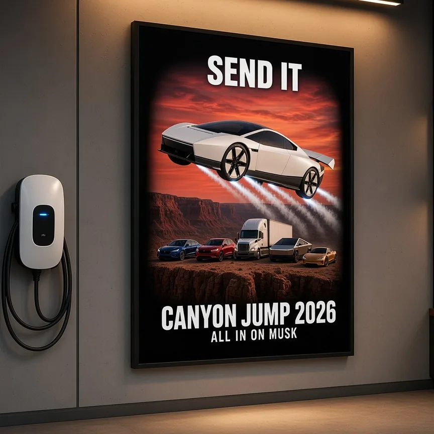 Send It: Canyon Jump 2026 Poster mockup