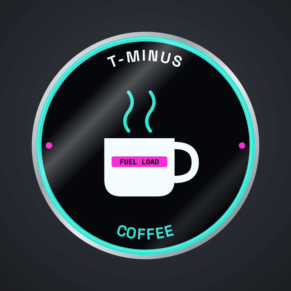 T-Minus Coffee Pin preview